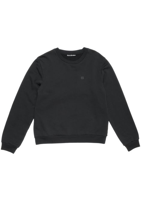 felpa girocollo unisex nera ACNE STUDIOS | CI0187900